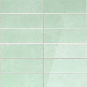 selbstklebende Wandfliese Premium Stacked Tiles sage green small